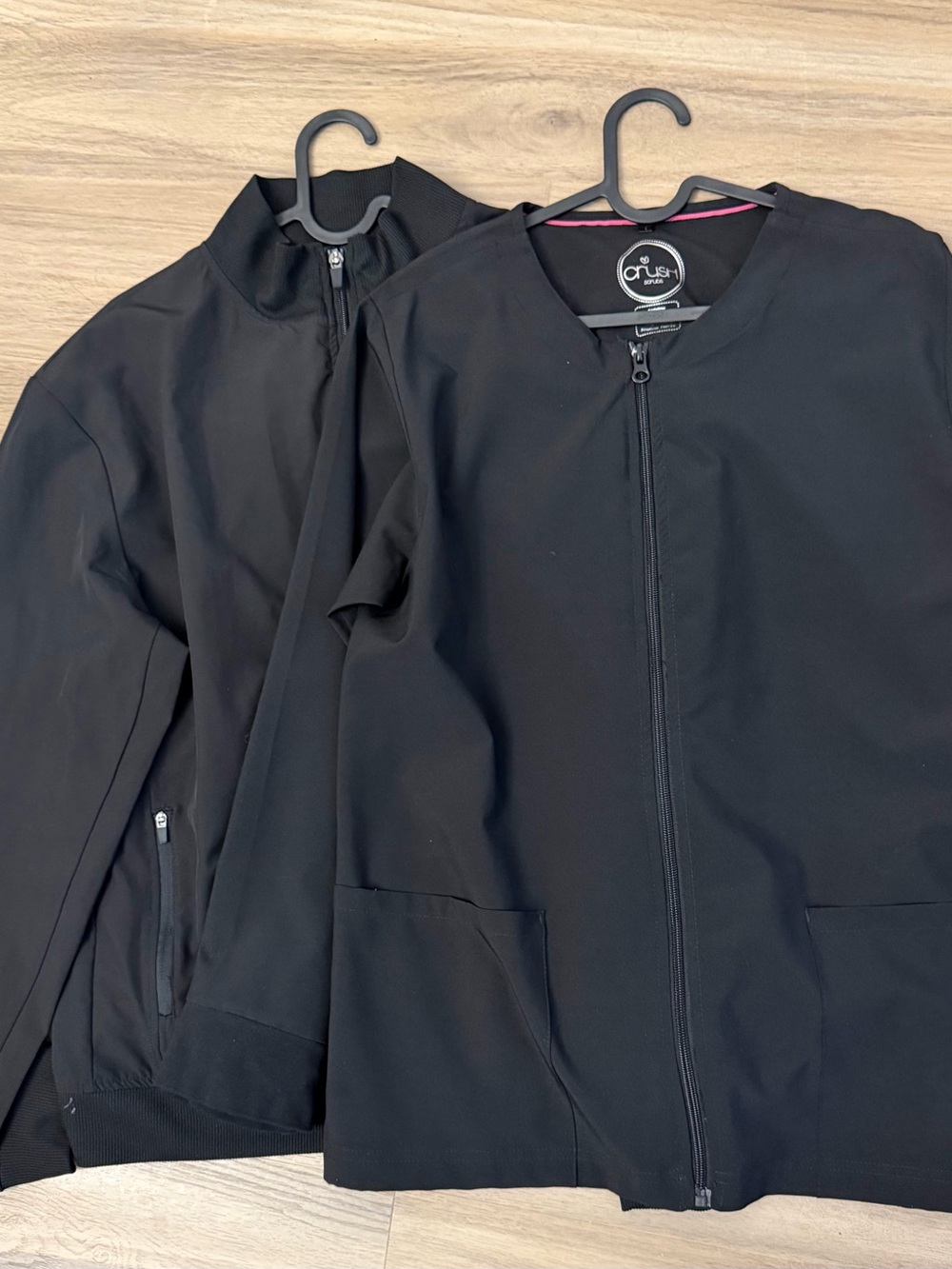 Men's Black Zip-Front Lightweight Jacket